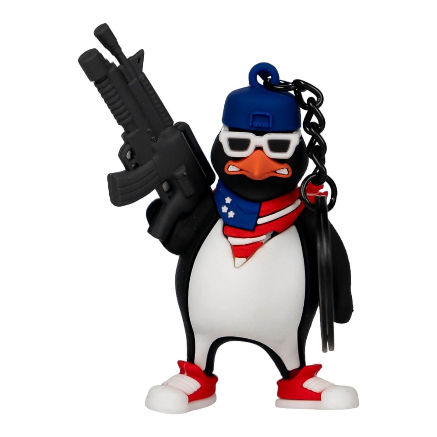 Tactical 3D PVC Keychain