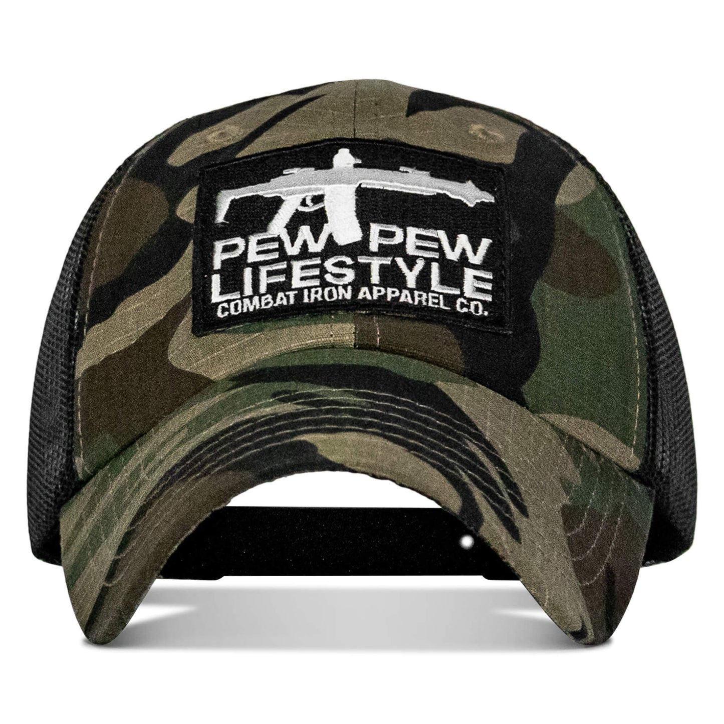Ripstop Pew Pew Lifesyle Patch Tactical Ripstop Mesh Snapback Hat