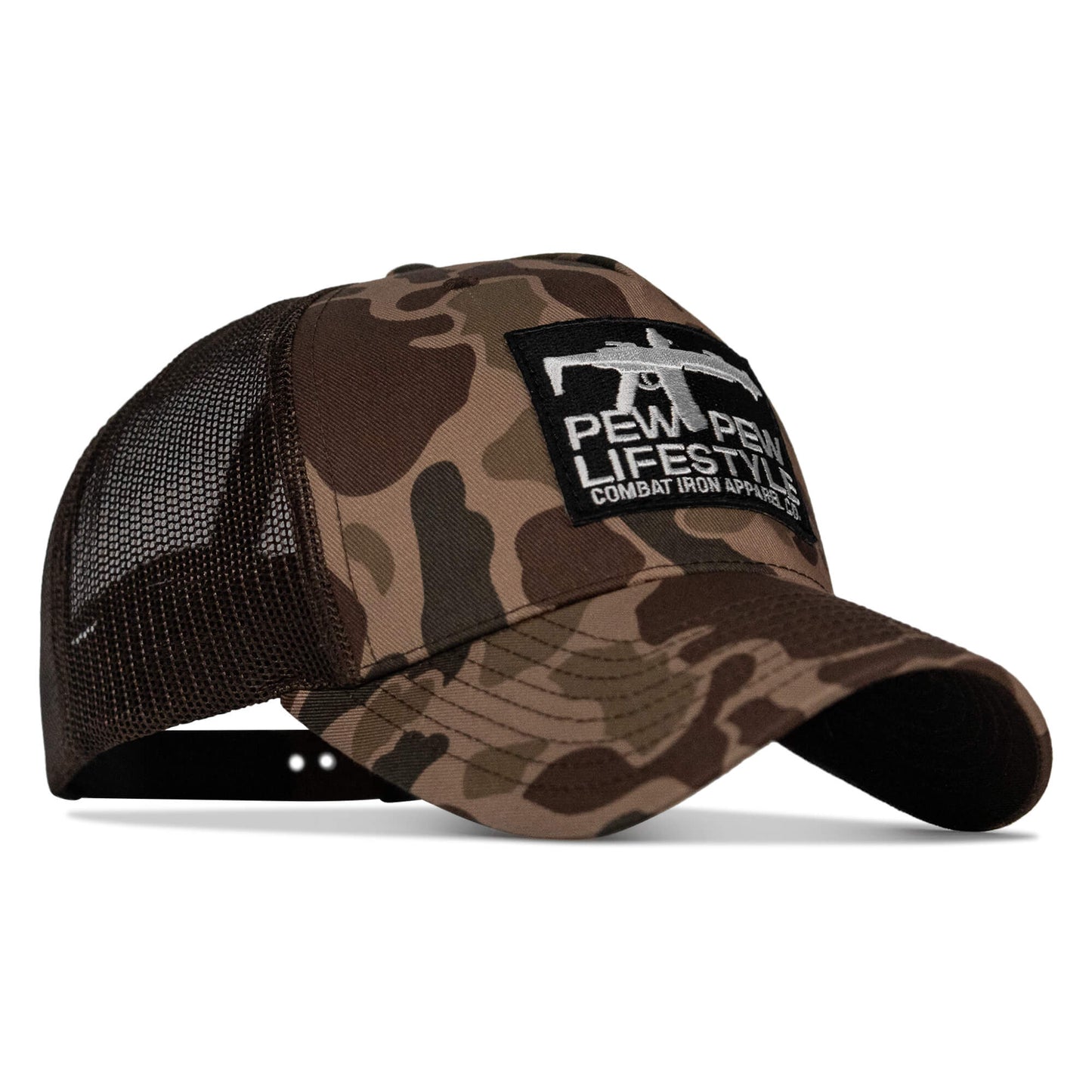 Pew Pew Lifestyle Patch Mid-Profile Snapback Hat