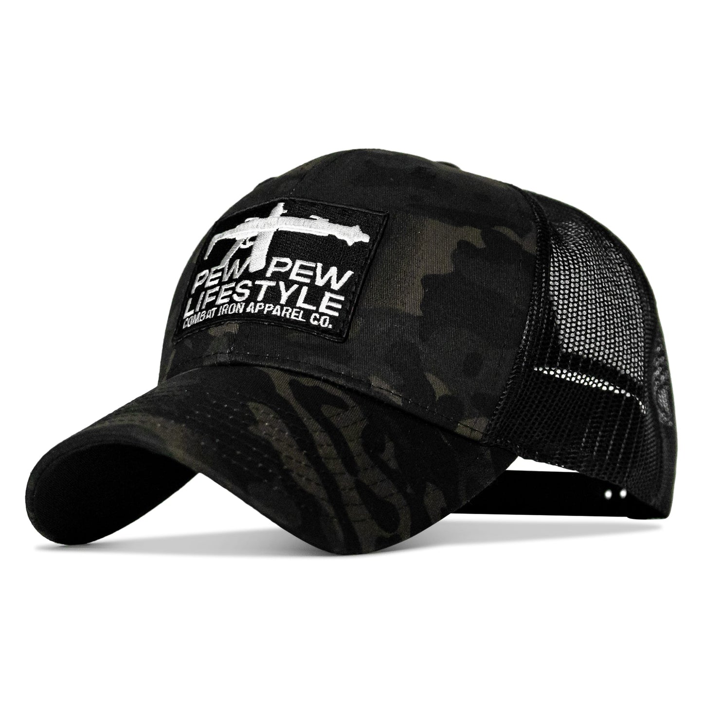 Pew Pew Lifestyle Patch Mid-Profile Snapback Hat
