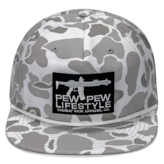 Pew Pew Lifestyle Patch Flatbill Hat
