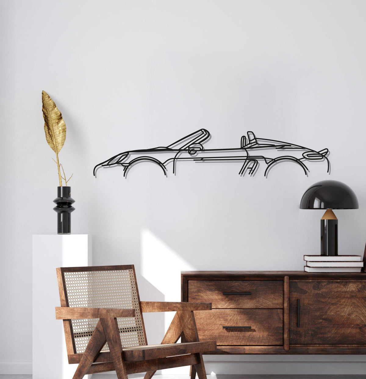718 Spyder Metal Car Wall Art - MT0842