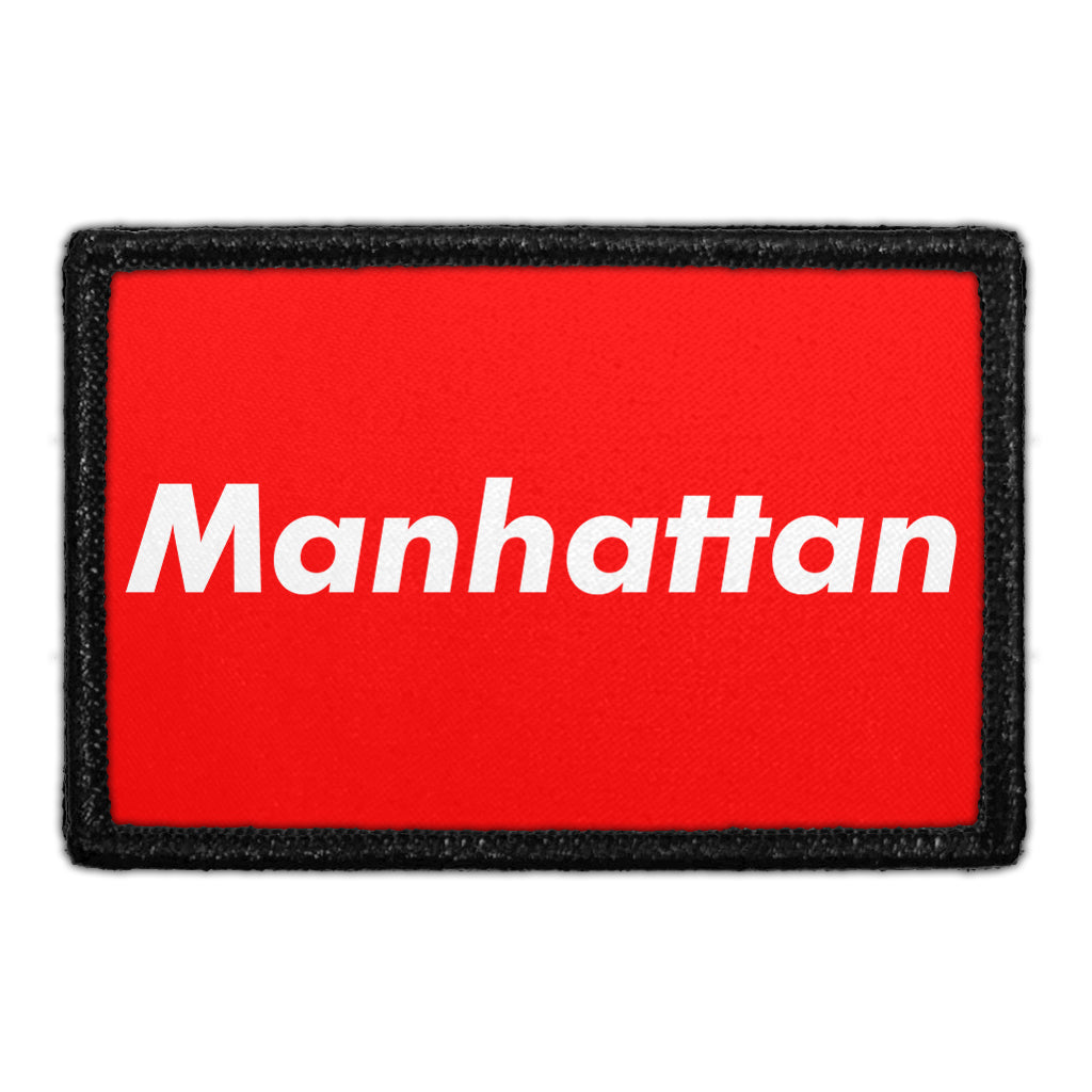 Manhattan - Red - Removable Patch