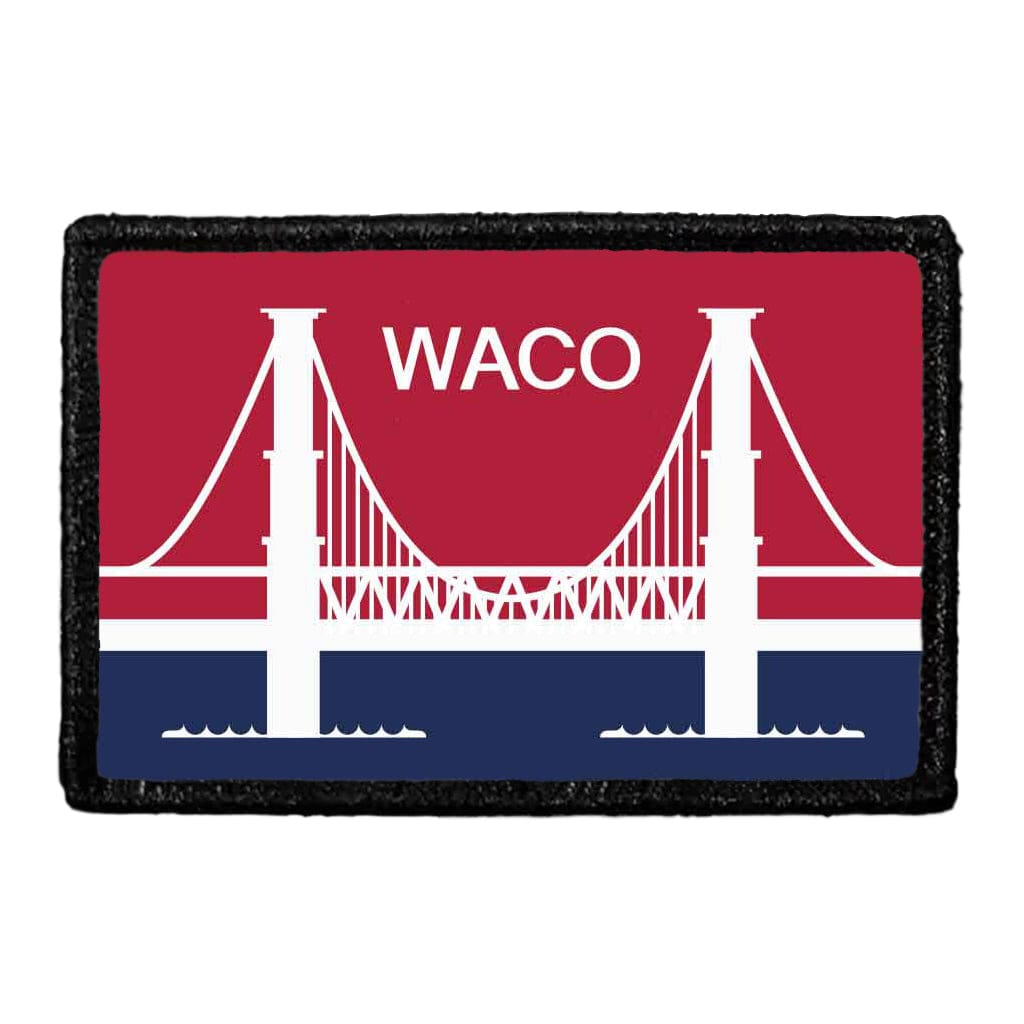 Waco City Flag - Color - Removable Patch