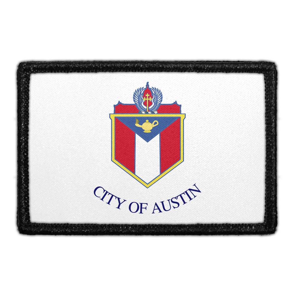 Austin City Flag - Color - Removable Patch