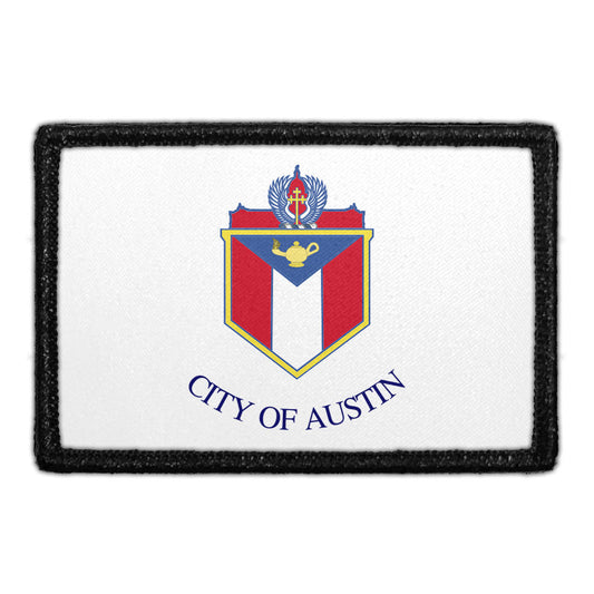 Austin City Flag - Color - Removable Patch