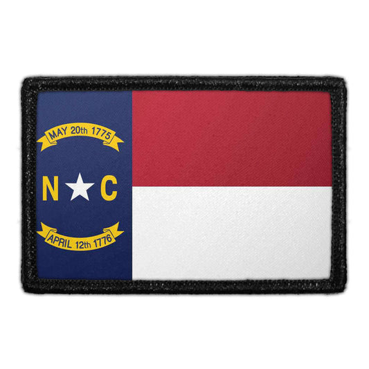 North Carolina State Flag - Color - Removable Patch