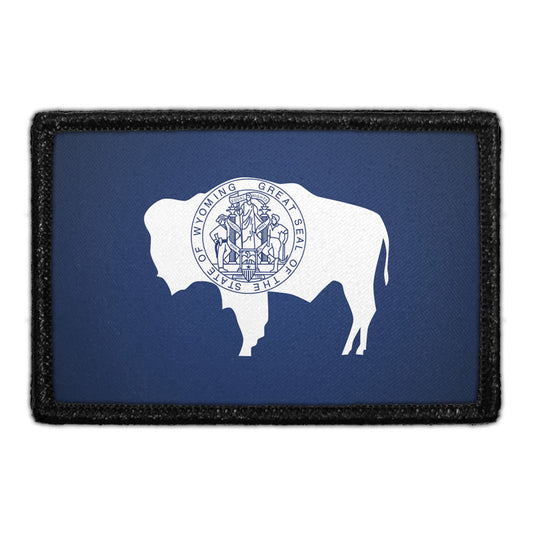 Wyoming State Flag - Color - Modified - Removable Patch