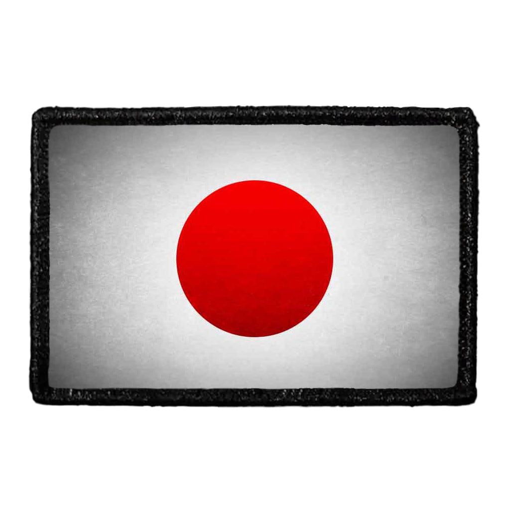 Japan Flag - Color - Distressed - Removable Patch