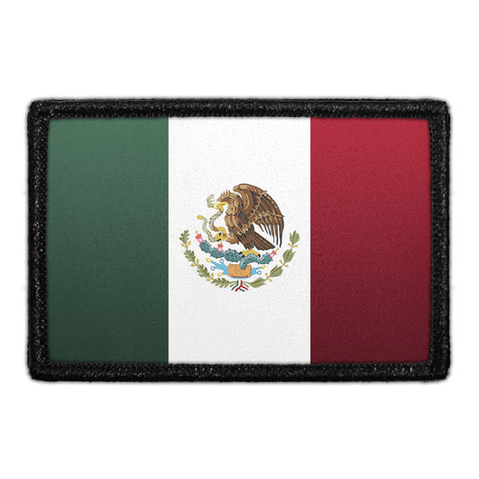Mexico Flag - Color - Removable Patch