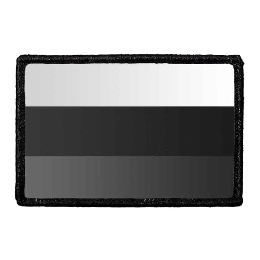 Russia Flag - Black and White - Removable Patch