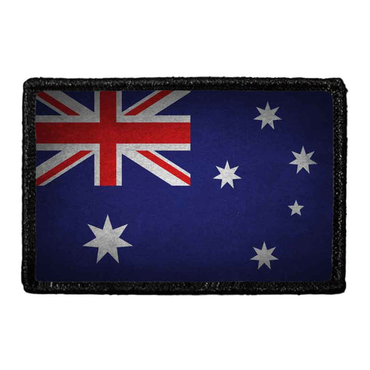 Australia Flag - Color - Distressed - Removable Patch