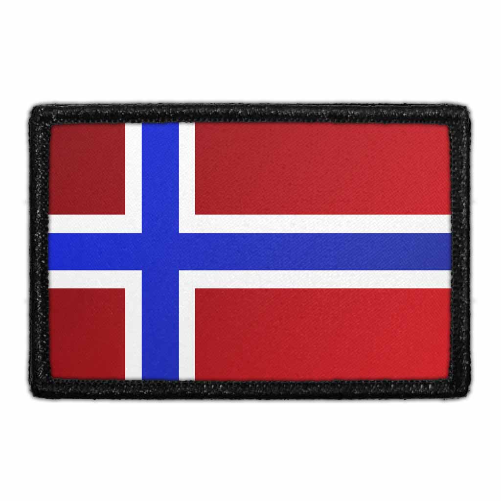 Norway Flag - Color - Removable Patch