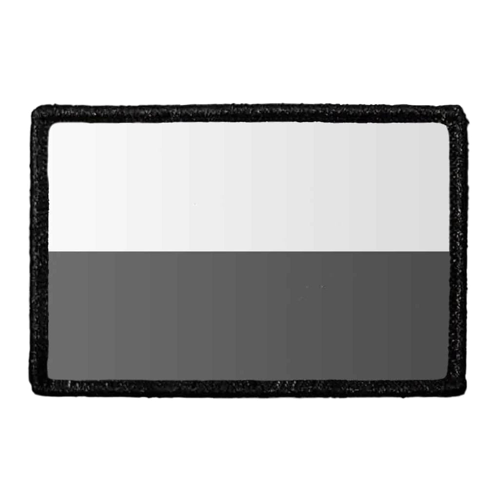 Poland Flag - Black and White - Removable Patch