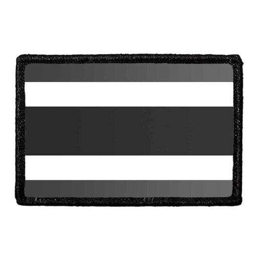 Thailand Flag - Black and White - Removable Patch