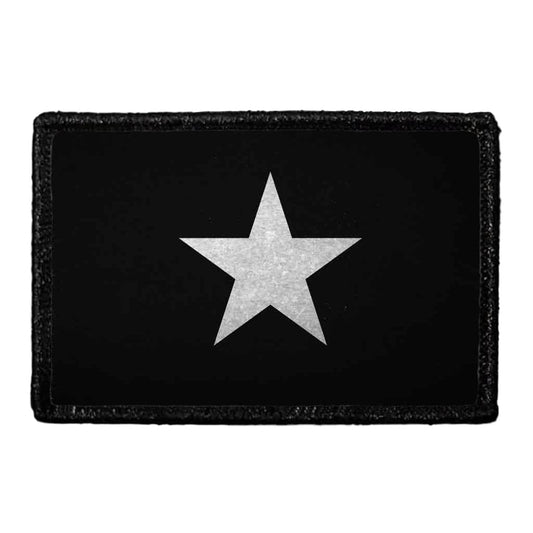 Vietnam Flag - Black and White - Distressed - Removable Patch