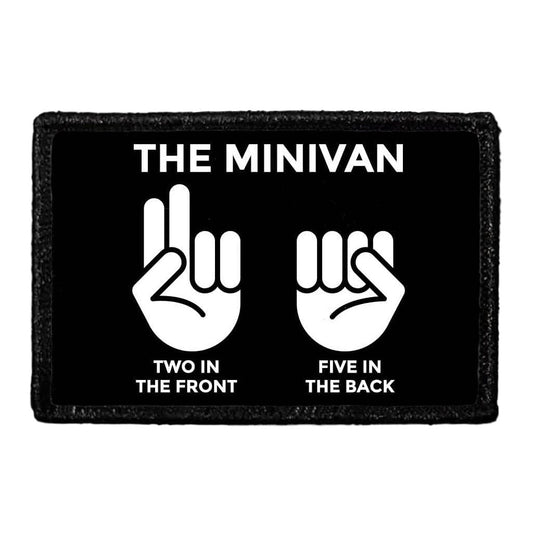 The Minivan - Two In The Front - Five In The Back - Removable Patch