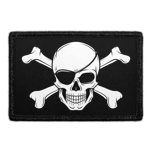 Jolly Roger - Eye Patch - Removable Patch
