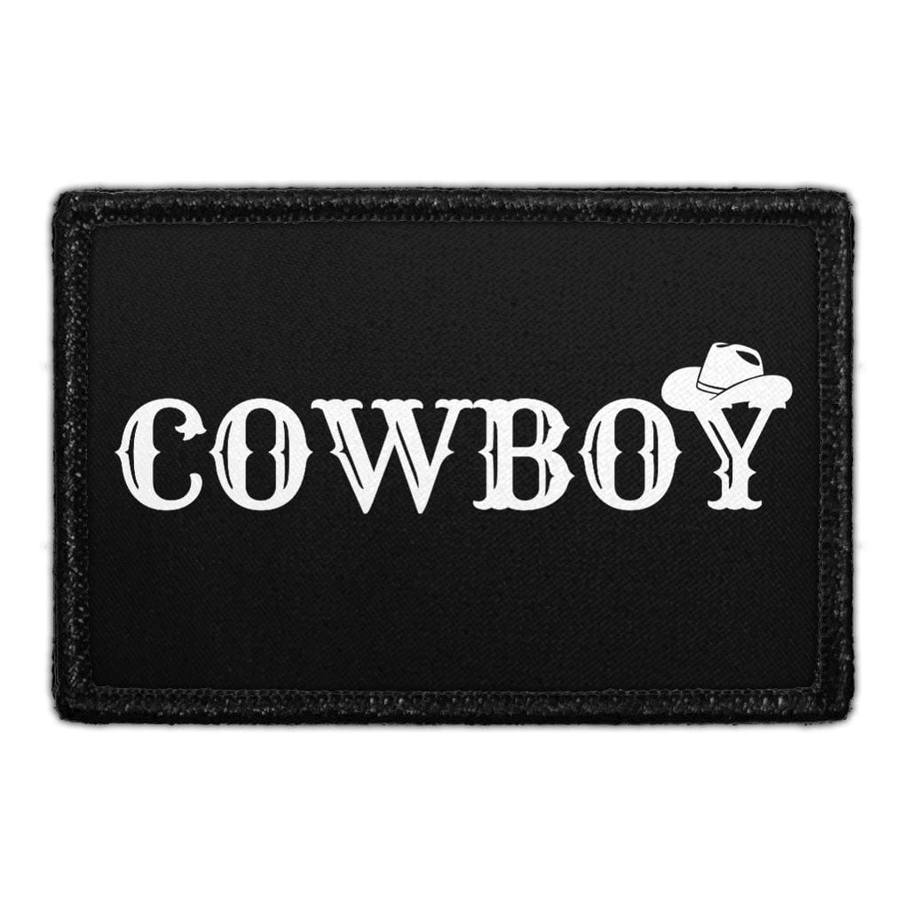 Cowboy - Hat - Removable Patch