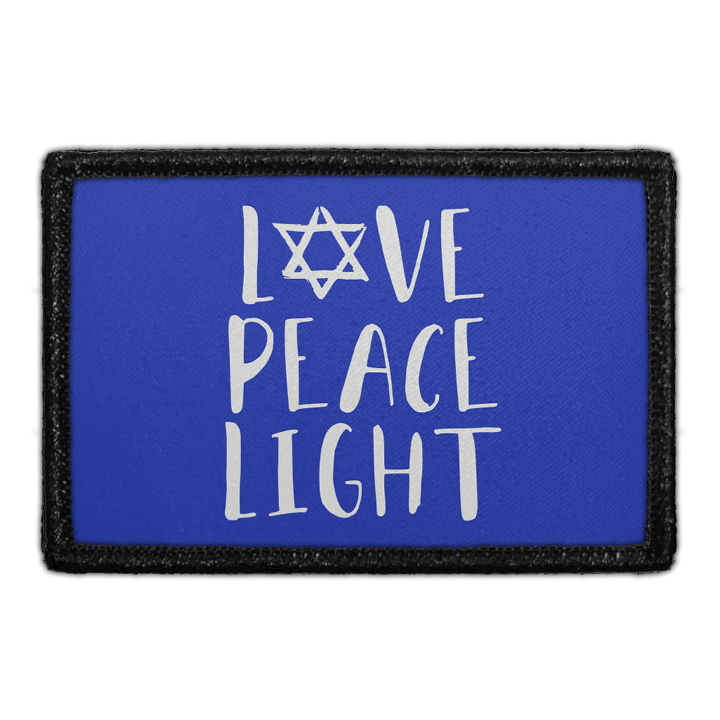 Love Peace Light - Removable Patch