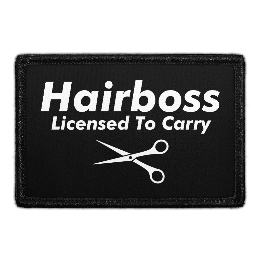 Hairboss Licensed To Carry - Removable Patch