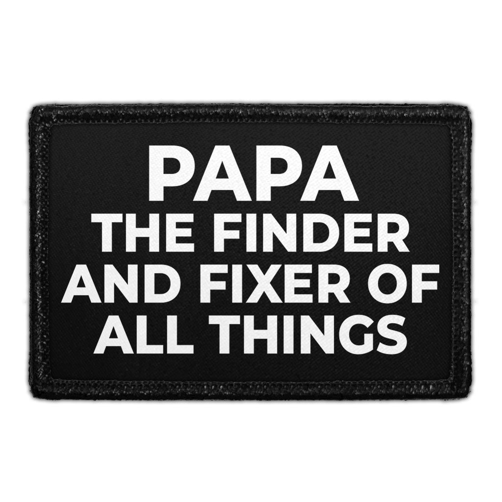PAPA - The Finder And Fixer Of All Things - Removable Patch