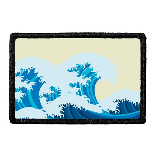 Azure Ocean Wave - Removable Patch