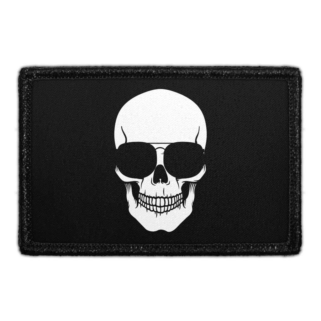 Skull With Sunglasses - Removable Patch