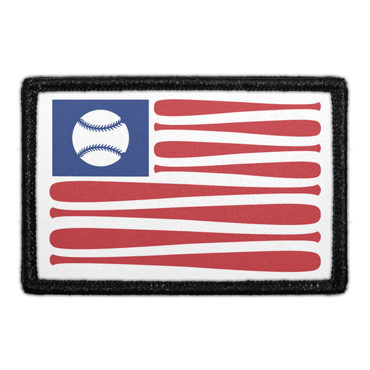 American Flag Baseball - Patch