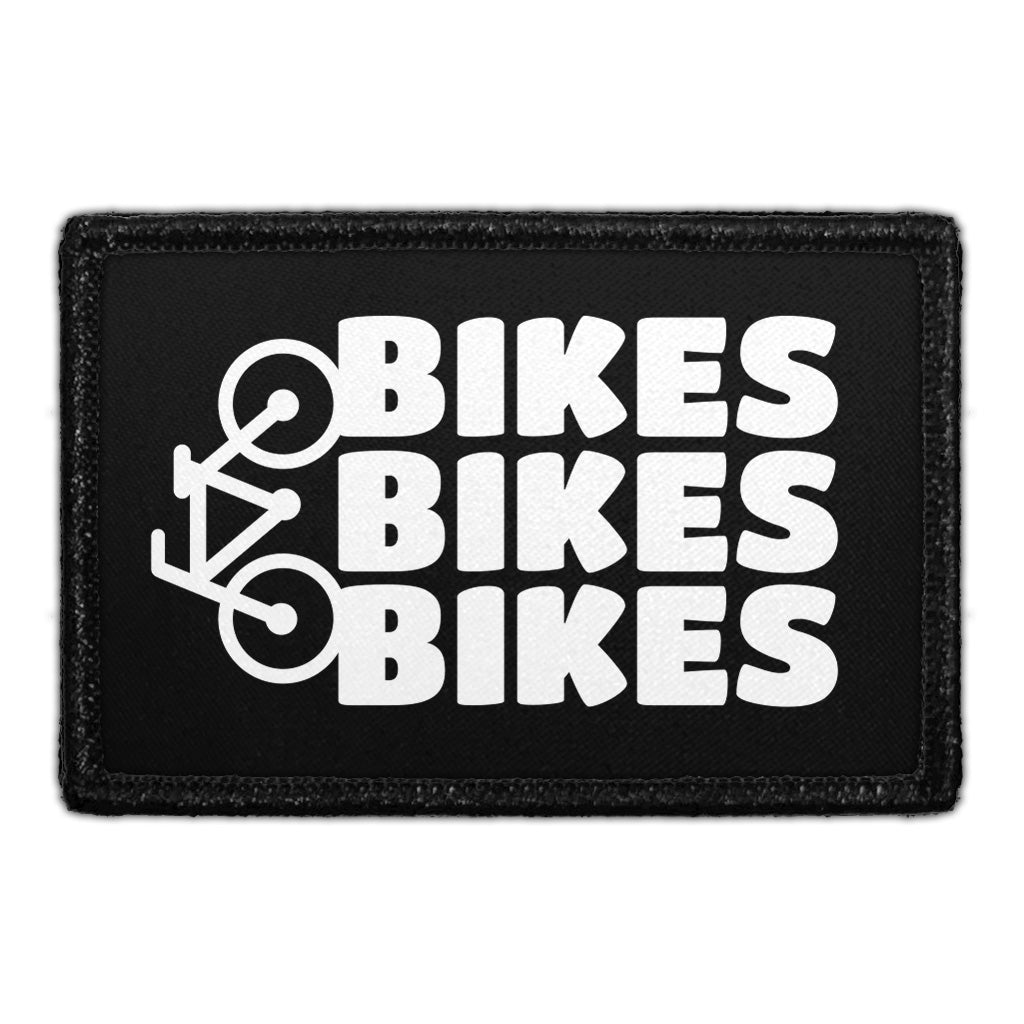 Bikes Bikes Bikes - Removable Patch