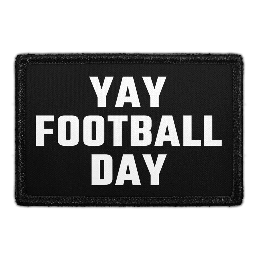 Yay Football Day - Removable Patch