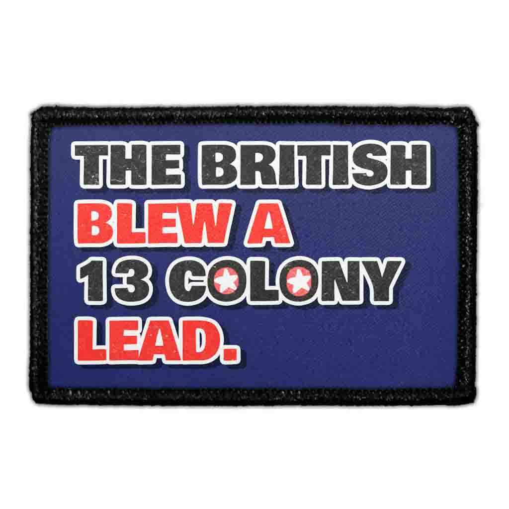 The British Blew A 13 Colony Lead - Removable Patch