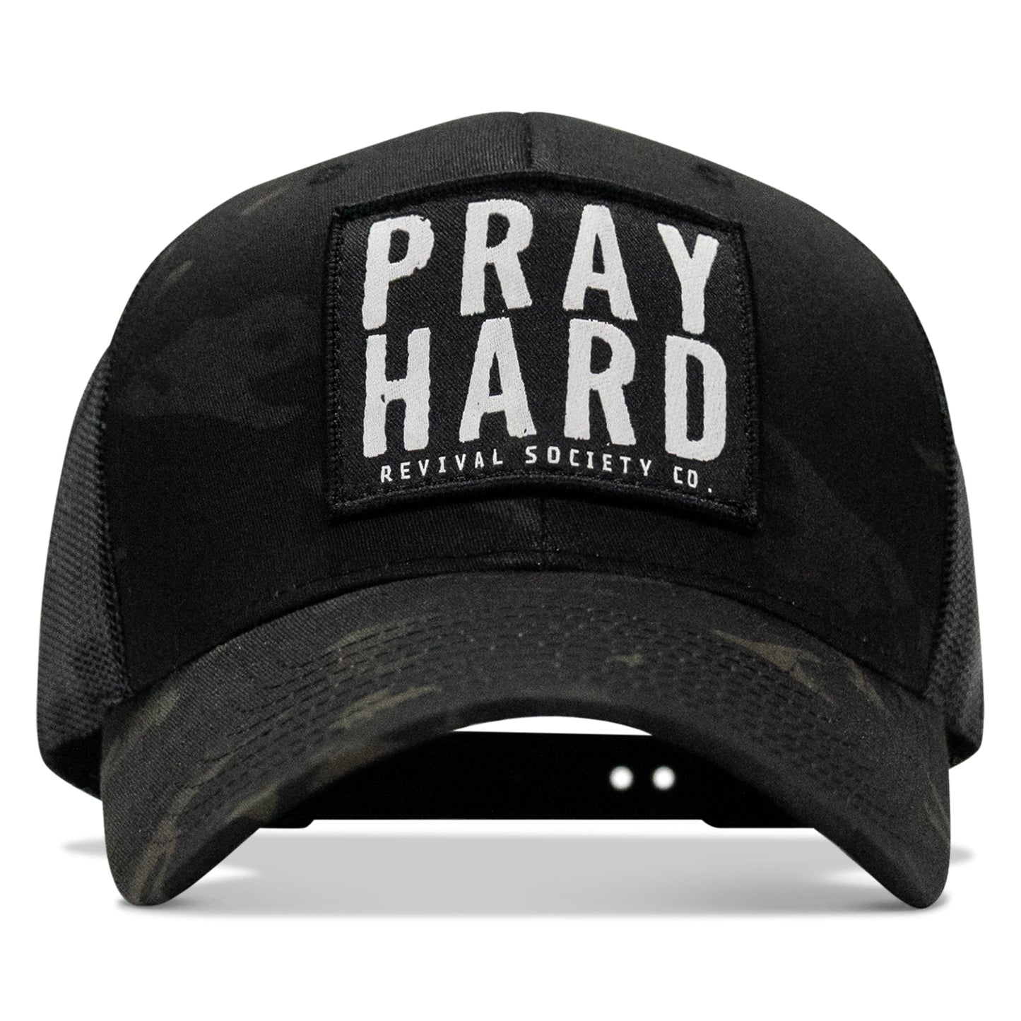 Pray Hard Patch Snapback Hat