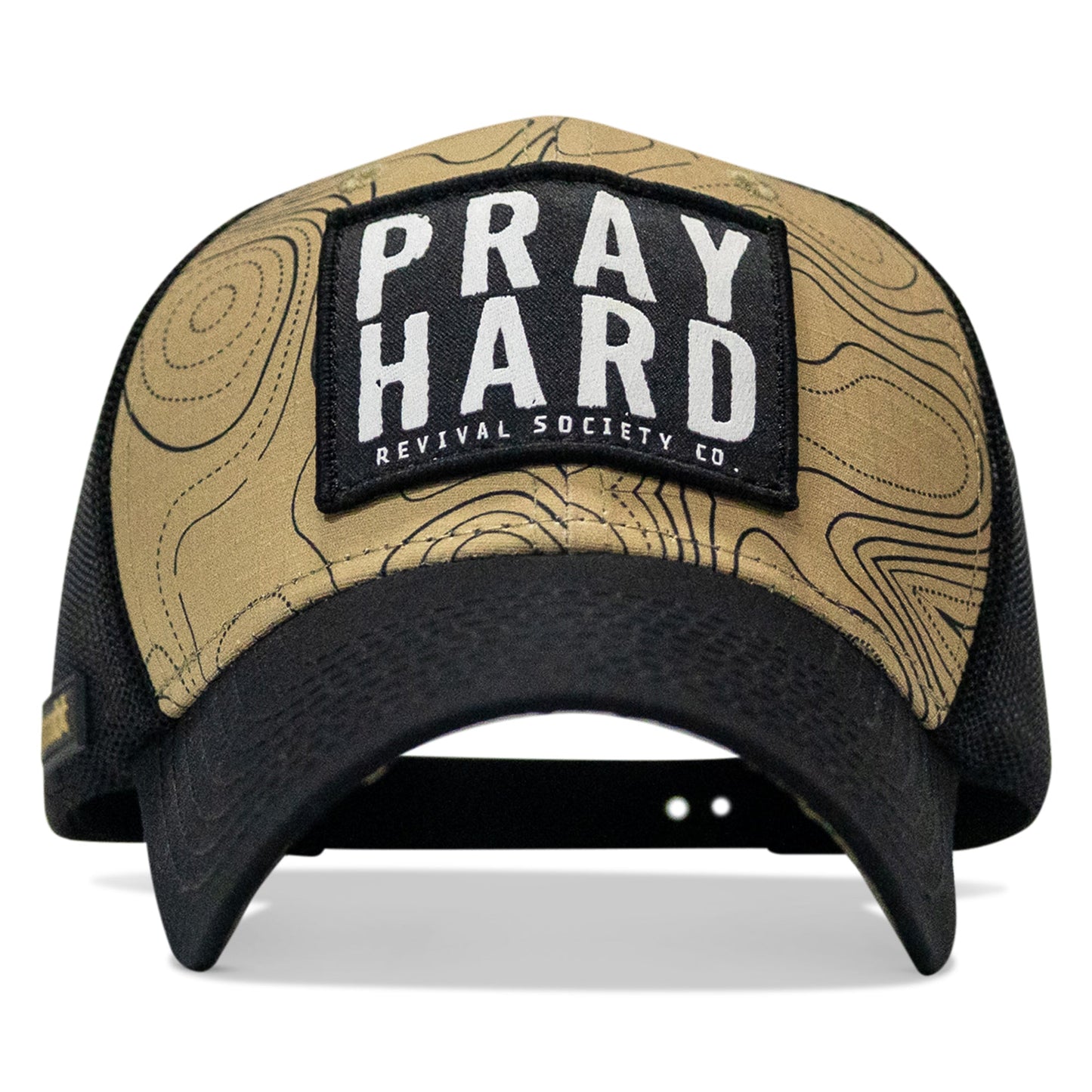 Pray Hard Patch Original Ripstop Snapback Hat