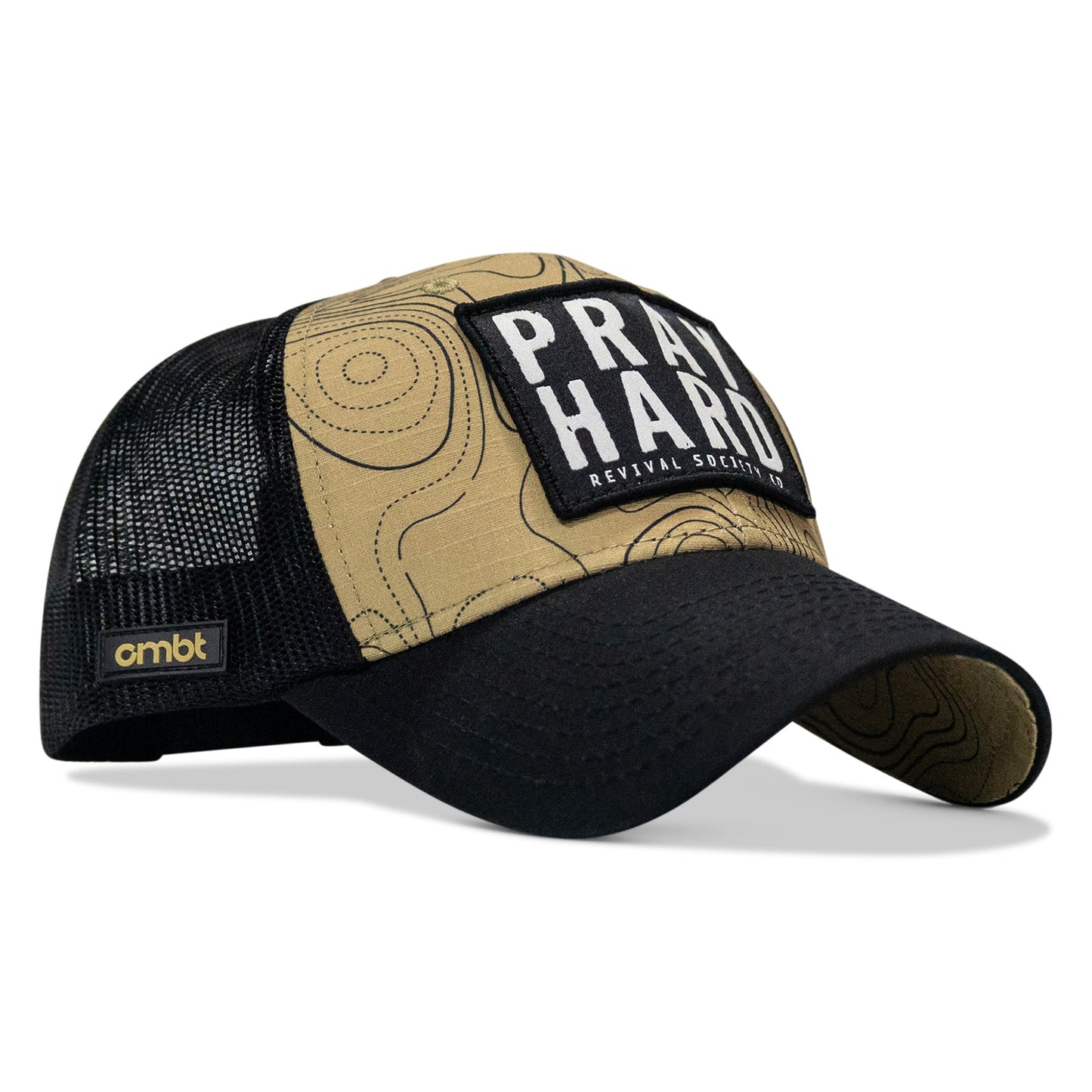 Pray Hard Patch Original Ripstop Snapback Hat