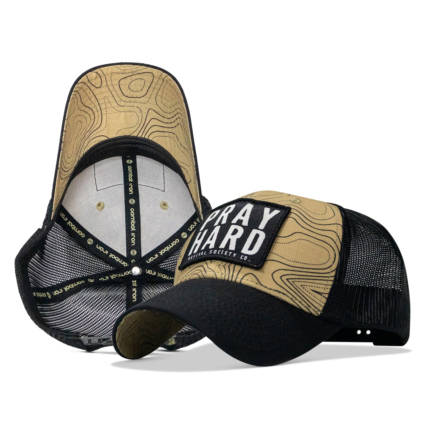 Pray Hard Patch Original Ripstop Snapback Hat