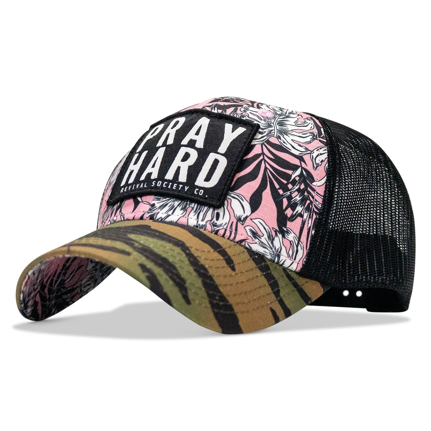 Pray Hard Patch Original Ripstop Snapback Hat