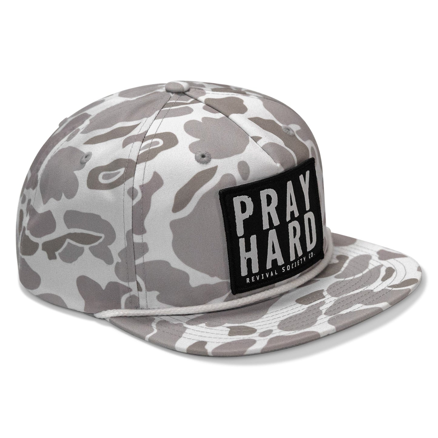 Pray Hard Patch Flatbill Hat