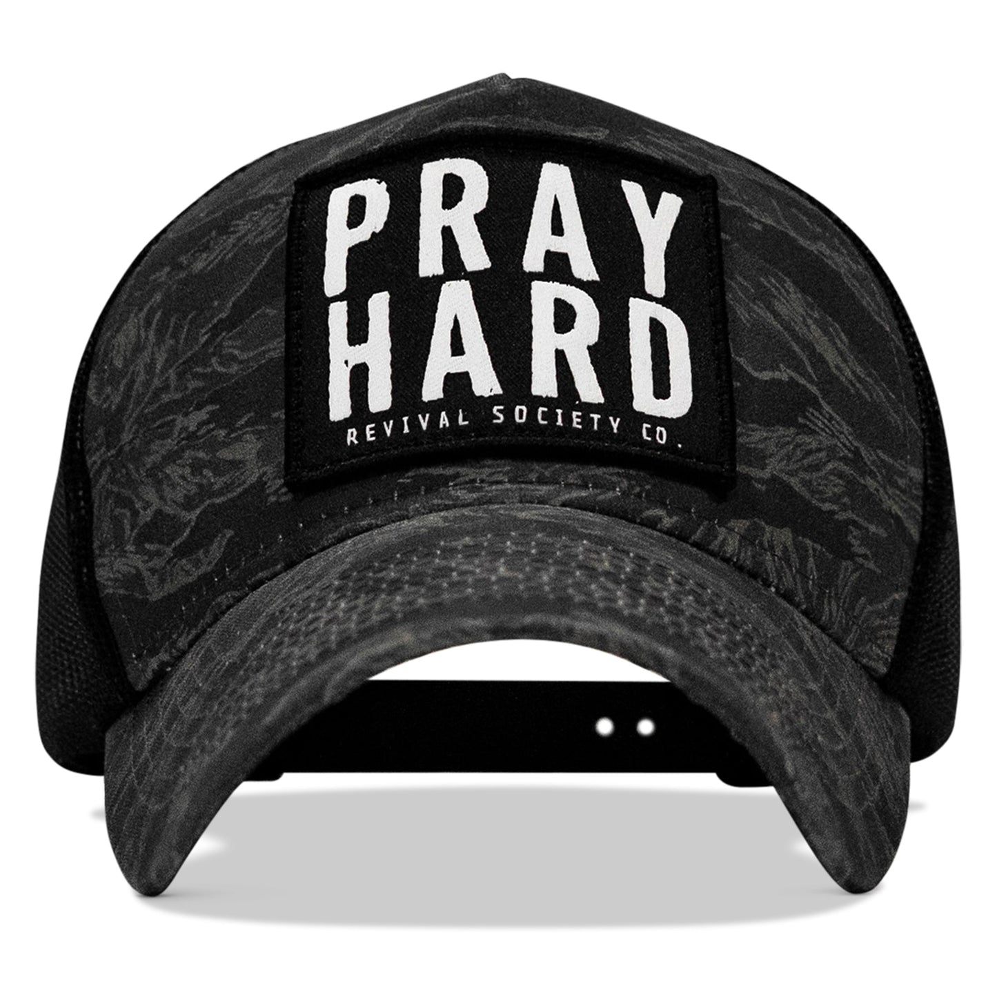 Pray Hard Patch Five Panel Breacher Snapback Hat