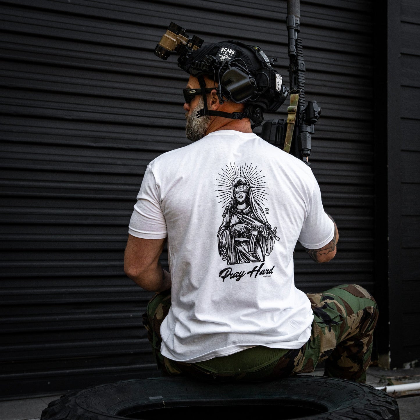 Pray Hard Men's T-Shirt