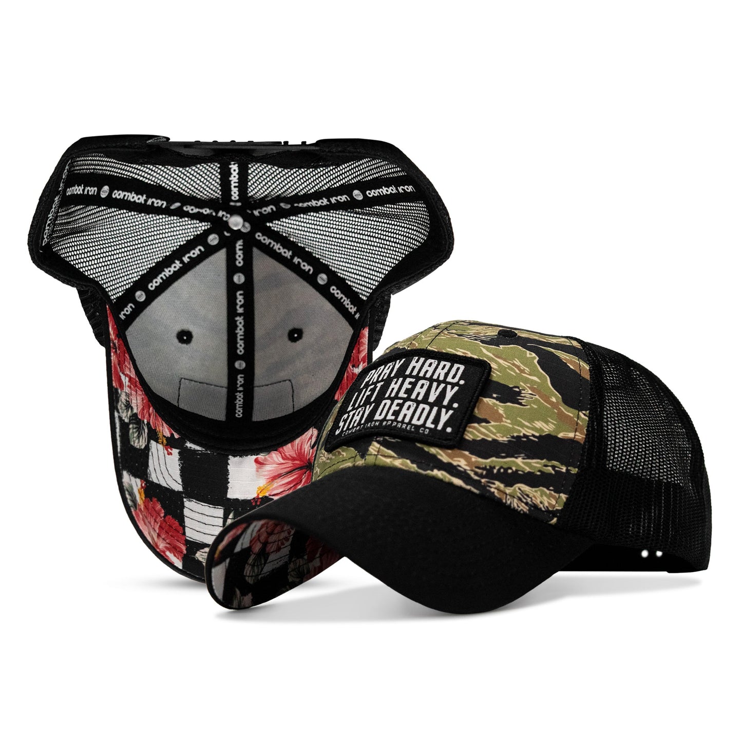 Pray Hard. Lift Heavy. Stay Deadly. Patch Original Ripstop Snapback Hat
