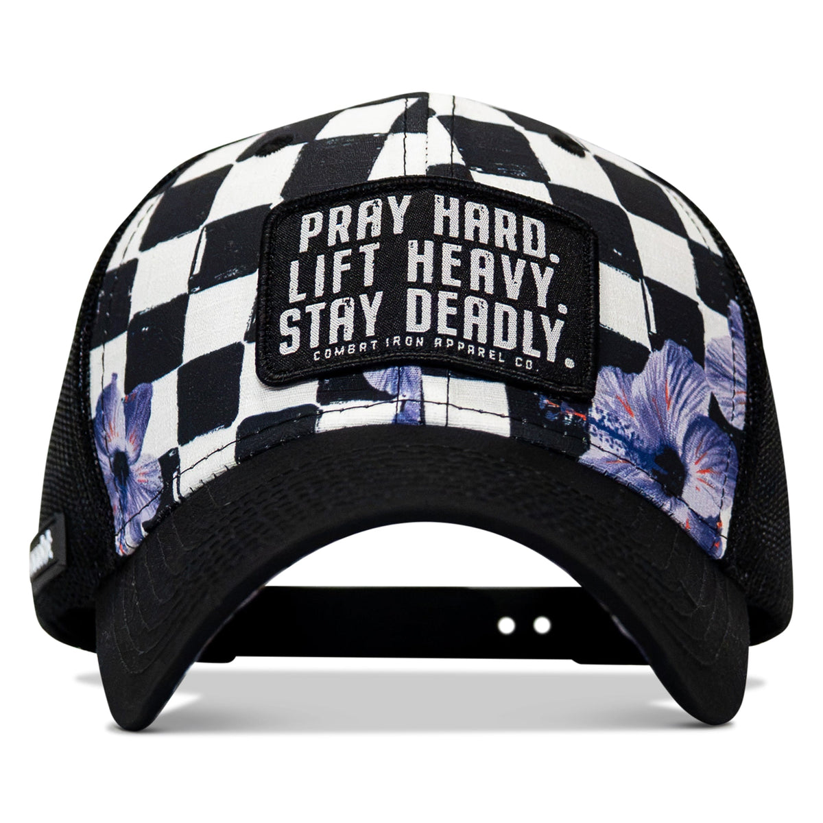 Pray Hard. Lift Heavy. Stay Deadly. Patch Original Ripstop Snapback Hat