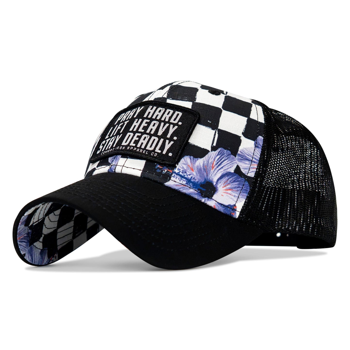 Pray Hard. Lift Heavy. Stay Deadly. Patch Original Ripstop Snapback Hat