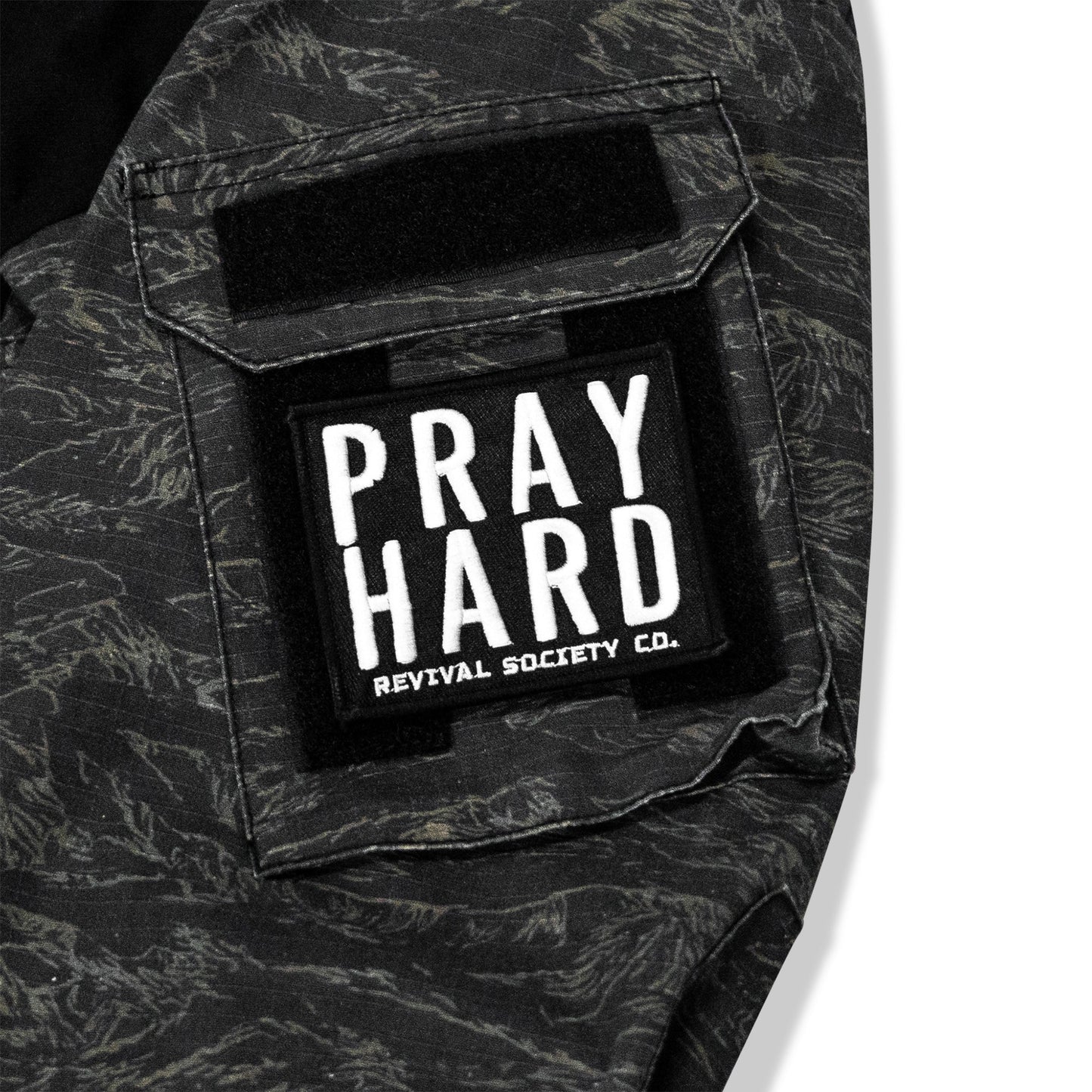 Pray Hard Velcro Patch