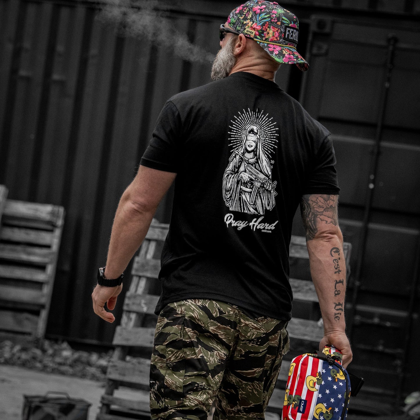 Pray Hard Men's T-Shirt
