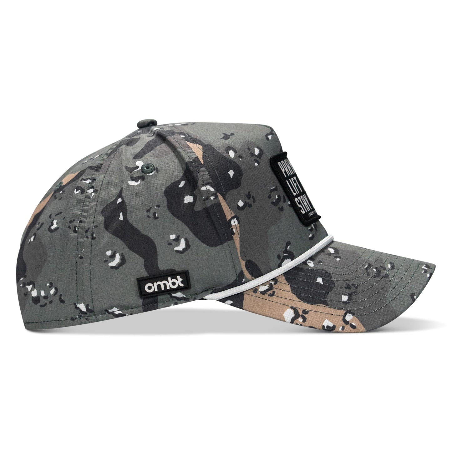 Pray Hard. Lift Heavy. Stay Deadly. Patch Waterproof Weekender Snapback