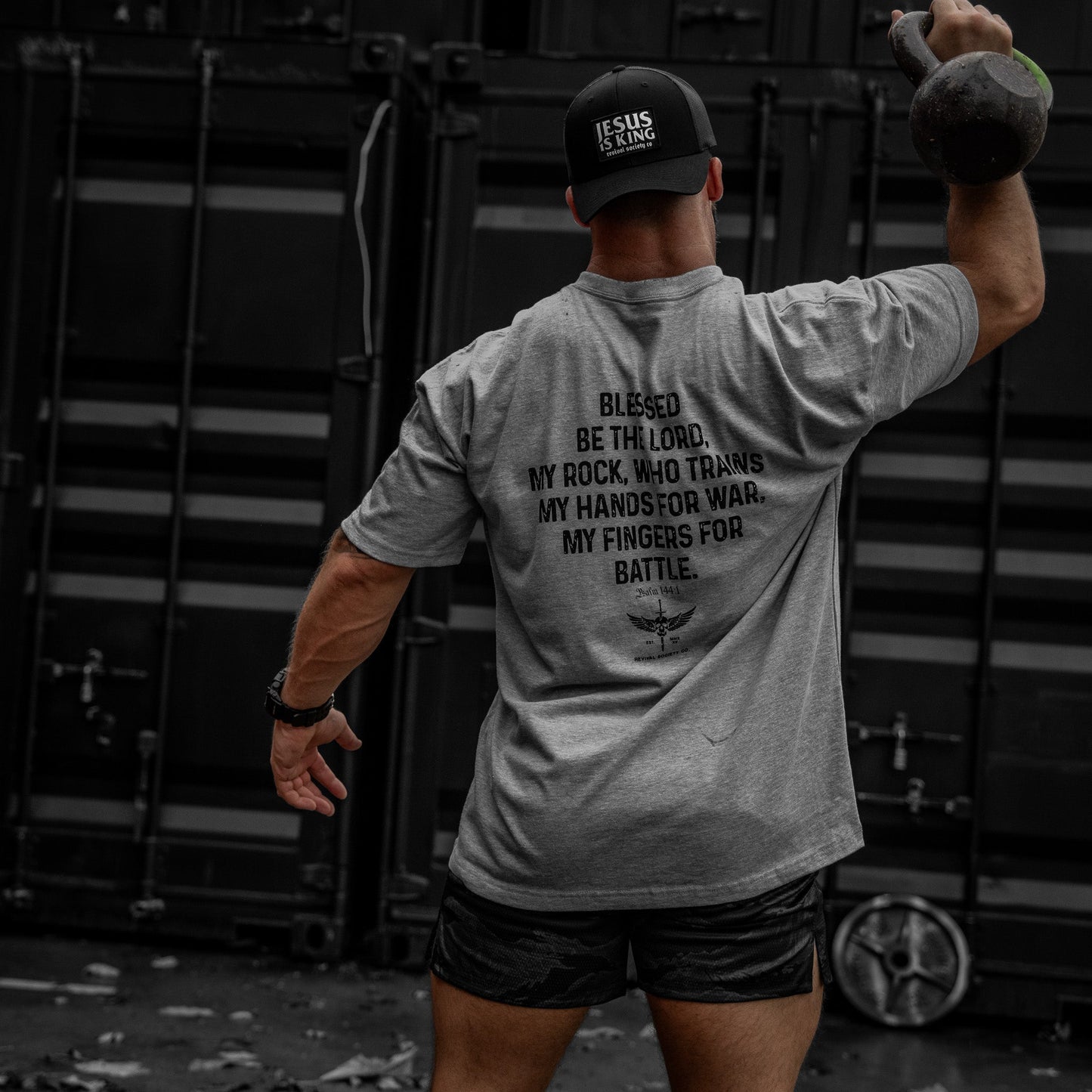 Psalm 144:1 Men's T-Shirt