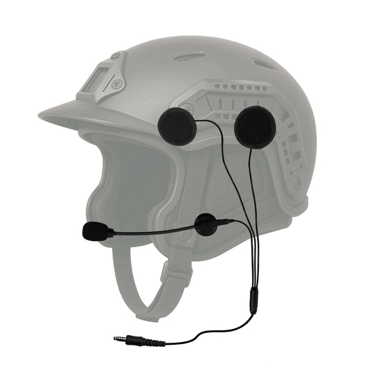Tactical In Helmet & Push To Talk Kit - Quick Disconnect (Hirose): Sepura Tetra STP8000, STP9000, SBP/SCP/SEP8000, SC20, SC21 & More