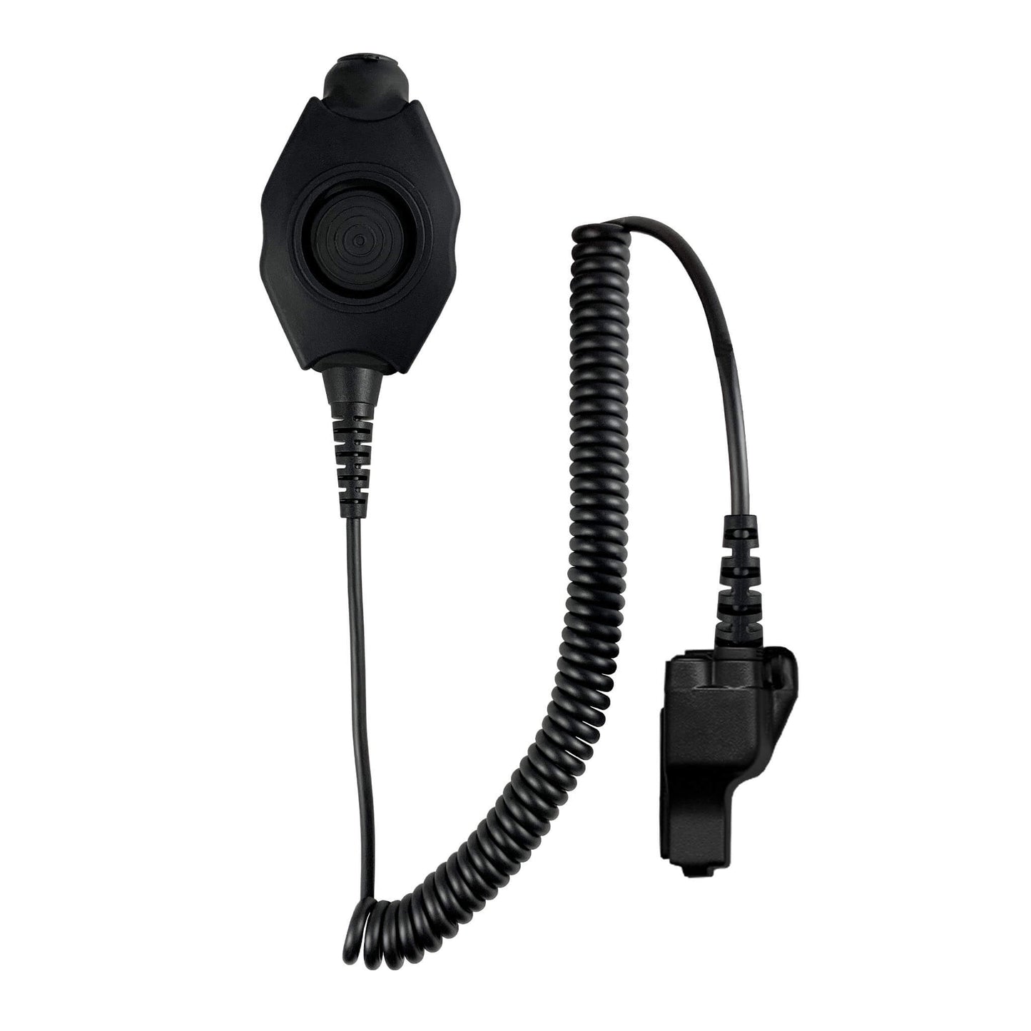 PolTact V2 Tactical Comms Helmet Headset w/ Active Hearing Protection - EF Johnson: All 51, 5000, 5100, 7700, 8100 Series, Ascend, Kenwood VP400, VP600, VP900 & More