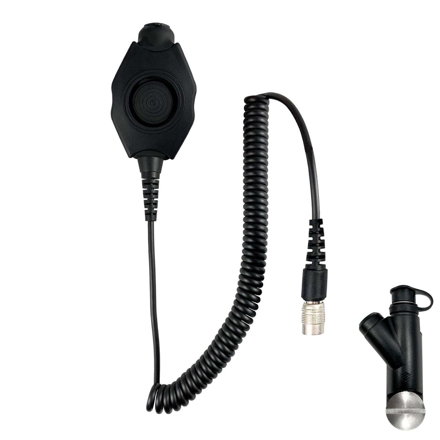 Tactical In Helmet & Push To Talk Kit - Quick Disconnect (Hirose): Harris: XL-150/P, XG-100/P, XL-185/P/Pi, XL-200/P/Pi, XL-400
